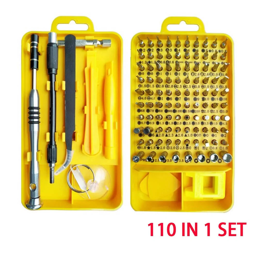 115-in-1 Precision Screwdriver Set for Mobile Phone and Watch Repair