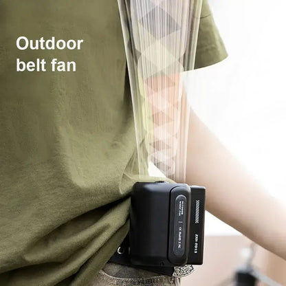 Portable Rechargeable Mini Waist Fan.