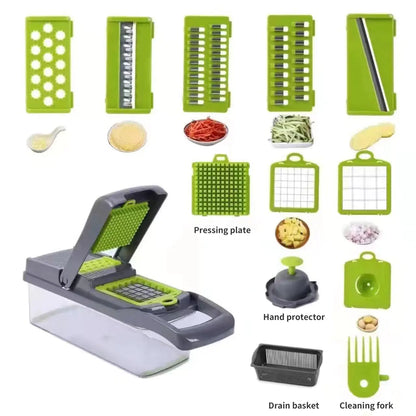 12 in 1 Multifunctional Vegetable Slicer Cutter Shredders