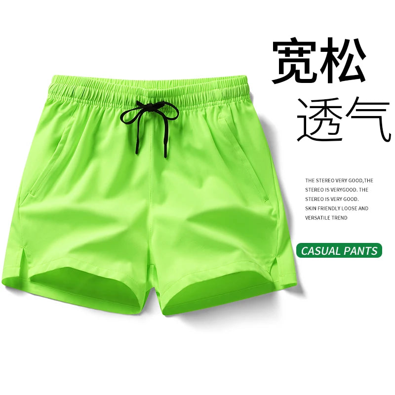 NASA GISS summer hot selling sports shorts, running pants, three piece pants, men's and women's zippered pockets, couple's short.