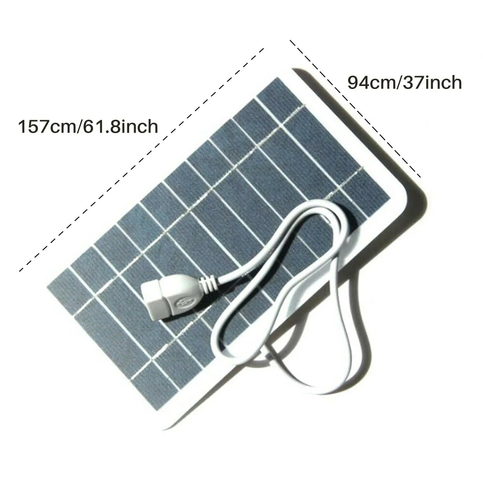 2W 5V Solar Panel Outdoor Usb Portable Mini Solar Charger Panel Climbing Fast Travel Charger Phone Diy Solar Charger