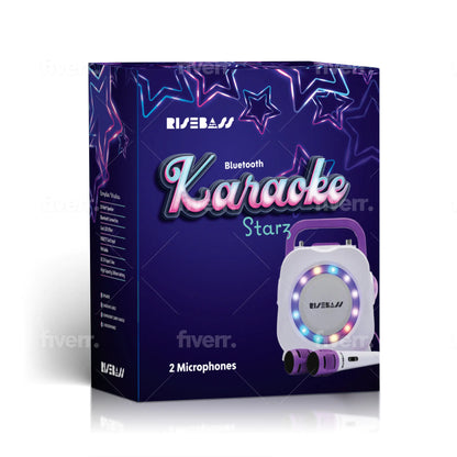 Karaoke Machine for Kids - Bluetooth Speaker with 2 Microphone - Portable Kids Karaoke Machine for Girls and Boys - Birthday Gift for Girls and Boys Ages 2 Years Old and Up..