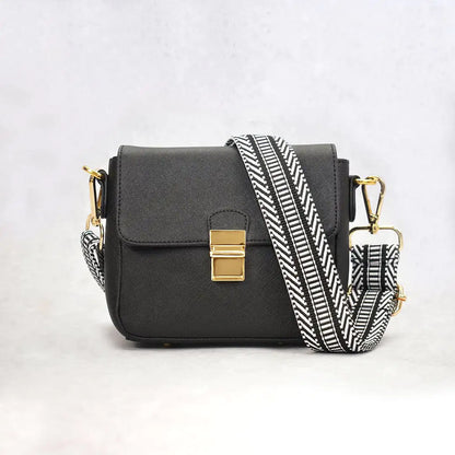 Tiny Leather Crossbody -Black (Option 1).