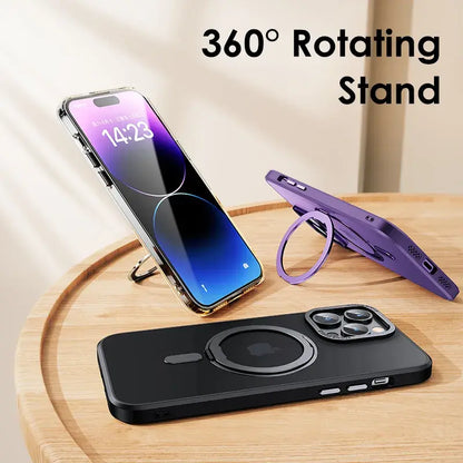 Magnetic 360° Rotation Stand Phone Case.