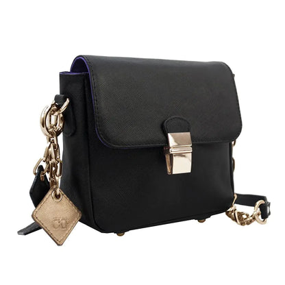 Tiny Leather Crossbody -Black (Option 1).